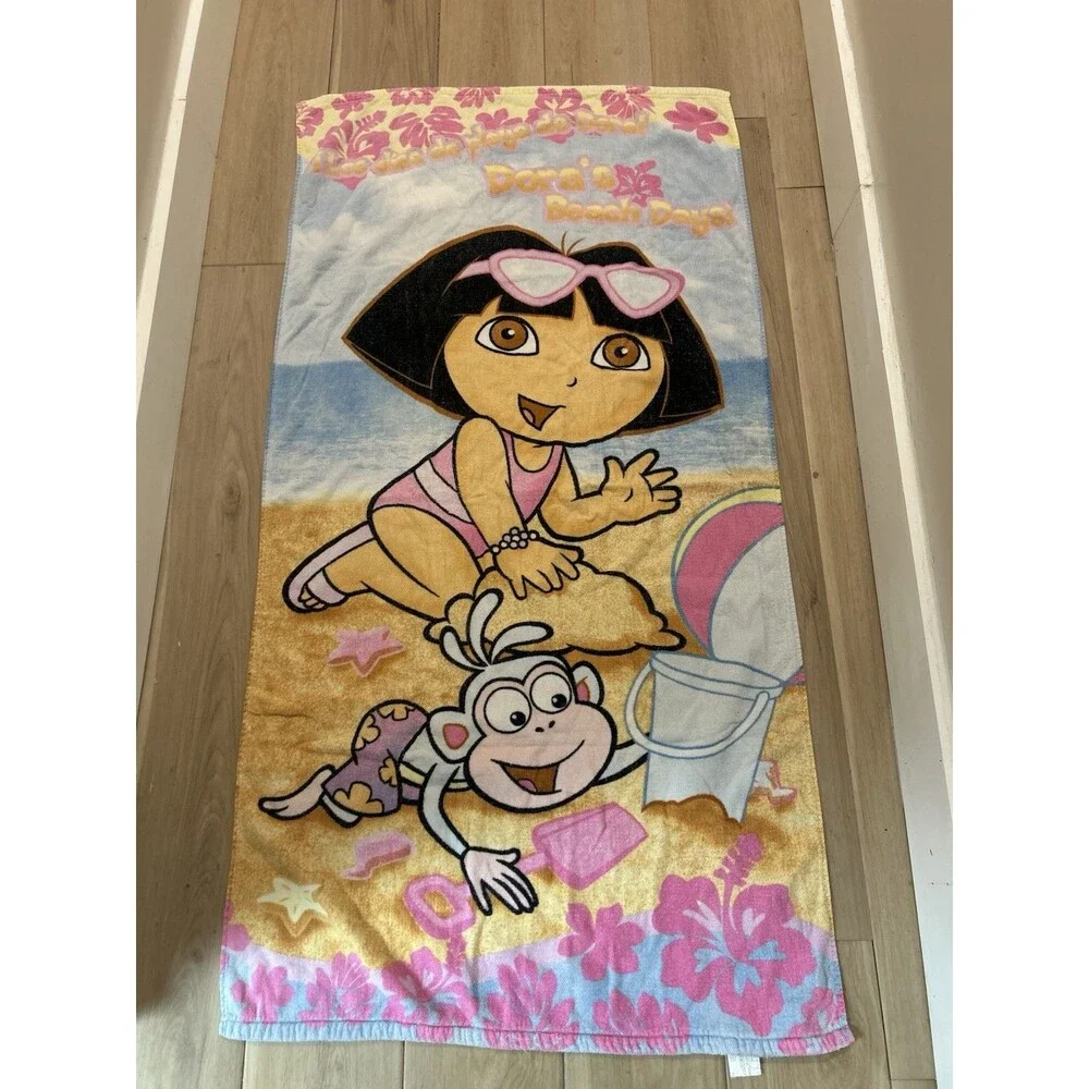 2007 Dora The Explorer Dora's Beach Day 100% Cotton 28.5